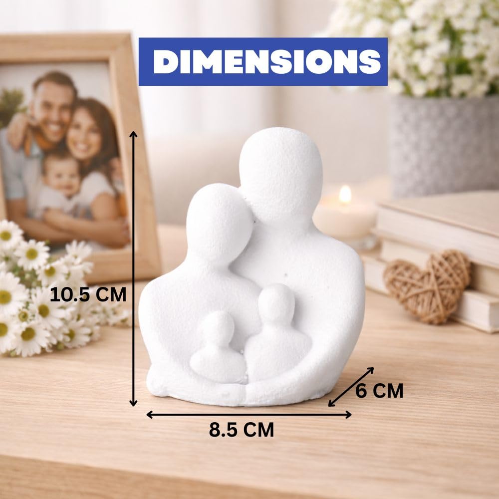 CraftVatika Abstract Family Figurine Showpiece for Home Decor